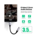 Перехідник USB-C to 3.5mm F 0.10m AV161 Ugreen (80154) - зображення 3