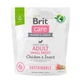 Сухий корм для дорослих собак дрібних порід Brit Care Brit Care Dog Sustainable Adult Small Breed з куркою та комахами, 1 кг - изображение 1