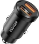 Автомобильное зарядное устройство Essager Gyroscope Mini Charger 30W Black (ECC2A-TL01) - изображение 1
