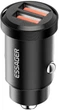 Автомобильное зарядное устройство Essager Gyroscope Mini Charger 30W Black (ECC2A-TL01) - изображение 2