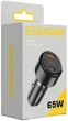 Зарядний пристрій Essager Torch Digital Display Car Charger 65W Blue (ECCPD-HJ03) - зображення 4