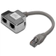 Разветвитель Digitus витой пары, STP, cat.5e, 1x2RJ-45 (DN-93904) - изображение 1