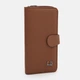 Кошелек женский кожаный для карточек Laras K101090capp Коричневый (ROZ6400175020) - изображение 4