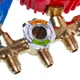 Манометрический коллектор 2- вентильный XM-R560G R-22 (R-12 R-502) + шланги 3шт.x1500mm - изображение 4