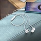 Наушники металлические Hoco M98 Delighted metal With Microphone белые - изображение 1