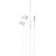 Наушники металлические Hoco M98 Delighted metal With Microphone белые - изображение 2