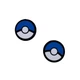 Силиконовые накладки на стики Blue Pokemon Ball для Nintendo Switch (2шт.) [382252767] - изображение 1