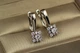 Серьги Xuping Jewelry застенчивость 2.1 см серебристые - изображение 2