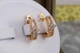 Сережки Xuping Jewelry дриада 1.5 см золотисті - зображення 2