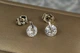 Серьги гвоздики Xuping Jewelry снежная королева 9 мм серебристые - изображение 2