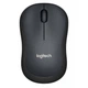 Мышка Logitech M220 беспроводная 1000dpi 3кн серая с черным - изображение 1