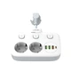 Настінний мережевий фільтр (подовжувач) LDNIO SE2435, 2 розетки US/EU/UK, 2хUSB+1xUSB QC3.0+TypeC PD20W - зображення 1