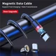Магнітний кабель USLION USB Type-C 3A для швидкої зарядки та передачі данних Red 1м (US0163R.1) - зображення 8