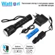 Светодиодный аккумуляторный фонарь Watton WT-087, ручной фонарик в алюминиевом корпусе - изображение 7