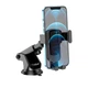 Держатель для телефона на присоске в машину HOCO vertical and horizontal telescopic holder (4.7-7"). Black - изображение 5