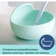 Тарелка детская Canpol babies силиконовая на присоске – бирюзовая (51/400_tur) - изображение 5