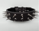 Шкіряний нашийник з шипами Lockdog XL(56-70 см) 000240024 - зображення 1