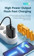 Швидкий зарядний пристрій Toocki GaN 65W QC4.0 PD3.0 TypeC+USB для смартфона планшета ноутбука (6975600785067) - зображення 3