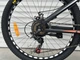 Велосипед горный подростковый 24 дюйма Toprider 611 оборудование Shimano (Черно-оранжевый) - изображение 2
