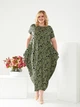 Платье Ukreina 5XL Хаки принт U23Pla1073 - изображение 2
