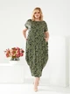 Платье Ukreina 5XL Хаки принт U23Pla1073 - изображение 5