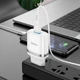 Блок живлення Hoco N1 1 порт + кабель USB-C комплект білий - зображення 1
