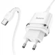 Блок живлення Hoco N1 1 порт + кабель USB-C комплект білий - зображення 4