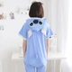 Летняя Пижама Кигуруми Детская My Kigu Стич Синий 100-110 см Хлопок (4001) - изображение 2