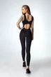 Спортивный женский комбинезон Designed for Fitness Sexy Black XS - изображение 3