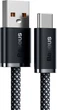 Kabel Baseus USB 2.0 AM-Type-C m, 1 m, 20V/5A, 100W Dynamic Series Gray (CALD000616) - obraz 2
