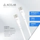 Кабель ACCLAB PwrX 60W Type-C to Type-C 1.2 м PD QC White (1283126559563) - изображение 4