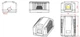 Розетка Cablexpert (NCAC-1F6-01) RJ-45, Cat6, зовнішня, біла - зображення 2