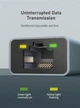 Кабель Cabletime USB-C - RJ45 100Mbps Ethernet, 0.15 м Space Grey (CB53G) - изображение 6