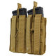 Підсумок для магазинів подвійний молле Condor Double M4/M16 Open Top Mag Pouch MA19 Coyote Brown - зображення 2