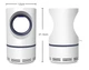 Пастка для комарів мурашок електрична USB лампа знищувач відлякувач Mosquito Killer Lamp білий - зображення 6