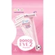 Бритва Dorco EVE 2 для женщин 2 лезвия 3 шт. (8801038594057) - изображение 1