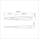 Кухонний ніж Tramontina Plenus Light Grey Vegetable 76 мм (23420/133) - зображення 2