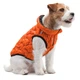 Курточка для тварин Collar AiryVest UNI двостороння M 48 жовтогарячо-чорна (2567) - зображення 3