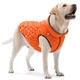 Курточка для тварин Collar AiryVest UNI двостороння M 48 жовтогарячо-чорна (2567) - зображення 6