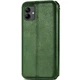 Шкіряний чохол-книжка GETMAN Cubic (PU) для Samsung Galaxy A05 Зелений - изображение 3