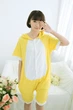 Летняя Пижама Кигуруми My Kigu Мишка Тедди Рилаккума Женская М 155-165 см Хлопок Желтый (4008) - изображение 5