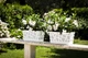 Вазон Idel Flowerbox 40 см Сірий/білий (730034) - зображення 12
