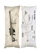 Подушка дакімакура снайперка Barrett M82 декоративна ростова подушка для обіймання двостороння 40*100см - зображення 1
