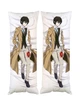 Подушка дакимакура Дадзай Осаму Bungou Stray Dogs декоративная ростовая подушка для обнимания 40*100 - изображение 1