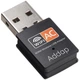 Двухдиапазонный WiFi адаптер c USB подключением Addap UWA-01 | 2,4 ГГц/5 ГГц, 600 Мбит/с (7765) - изображение 1