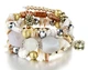 Женский браслет пружиной Primo Stone Cuff - White - изображение 1