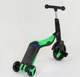 Самокат трансформер 3 в 1 Best Scooter JT 40405 свет звук Черно-зеленый - изображение 3