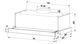 Вытяжка Телескопическая INTERLINE SLIM WH A/60/2/T - изображение 9