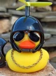 Утка резиновая в шлеме Бешеная утка (Crazy Duck) в черном шлеме бильярдный шар 8 с пропеллером и габаритом (799846617) Желтая - изображение 9