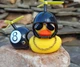 Утка резиновая в шлеме Бешеная утка (Crazy Duck) в черном шлеме бильярдный шар 8 с пропеллером и габаритом (799846617) Желтая - изображение 10